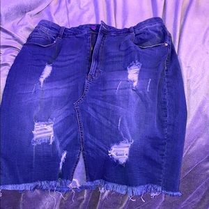 Jean skirt